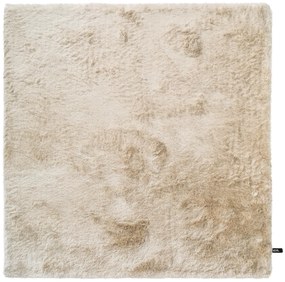 benuta Nest Tappeto a pelo lungo Whisper Beige 150x150 cm - Tappeto design moderno soggiorno