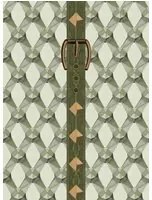 Mindthegap Carta da parati Luxury Detail - Light Green/ Taupe