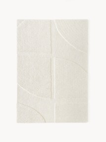 Tappeto soffice a pelo lungo con motivo in rilievo Jade