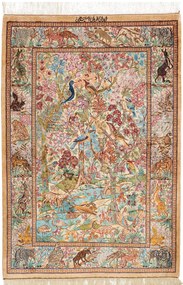 Ghom Tappeto persiano 80x120 (Iran) Annodato A Mano