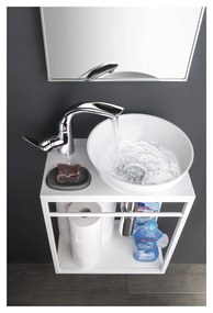 Lavabo rotondo bianco in ceramica ø 28 cm Aster – Sapho