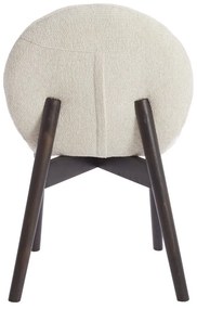 Set di sedie da pranzo color crema in imbottito 2 pz Sinosa – Light &amp; Living