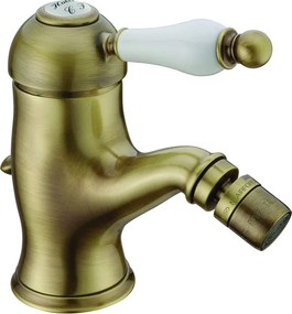 Rubinetto per bidet getto laminare cristallino OXFORD HUBER bronzo spazzolato satinato