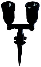 Lampada da esterno 2xE27/15W/230V IP44 nero