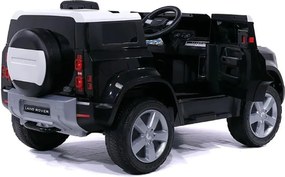 Macchina Elettrica per Bambini Licenza Ufficiale Land Rover Defender 12V 7Ah Nero...