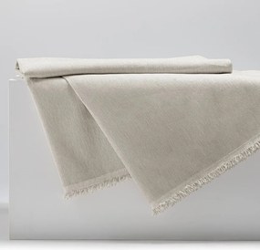 Copriletto beige in ciniglia 220x240 cm Talo – Filumi