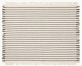 Set di 2 tovagliette in cotone con frange Elouise