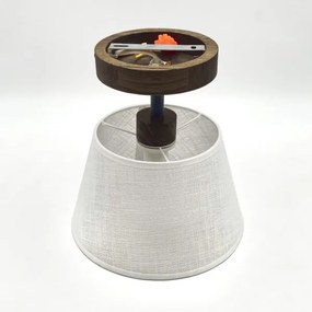 Brilagi - Lampada LED ANTHONY 1xE14/60W/230V rovere/noce/bianco