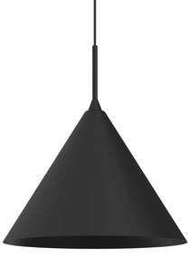 Eko-Light Lampada a sospensione Capital, nera, a 1 luce, Ø 32 cm, GX53