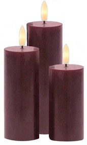 Candele LED in set da 3 (altezza 15 cm) Sille - Sirius