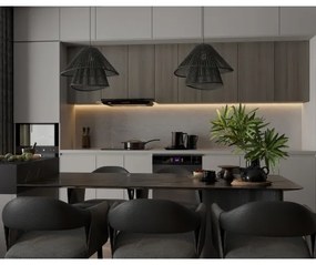 MAXLIGHT P0580 - Lampadario a sospensione con filo AMALFI 1xE27/15W/230V diametro 45 cm nero