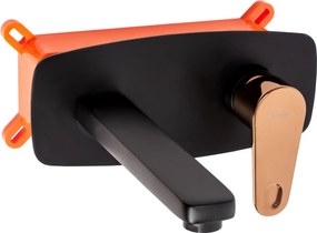 Rubinetto da incasso Rea MILD BLACK ROSE GOLD + BOX