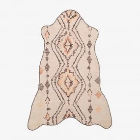 Tappeto in ciniglia di cotone (202x148 cm) Zarec Colori naturali - Sklum