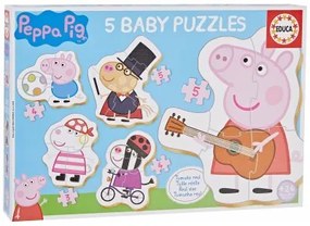 Set di 5 Puzzle   Peppa Pig Baby