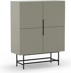 Mobile verde-grigio 100x128 cm Eldia - Marckeric