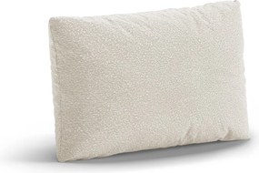 Cuscino per divano bianco con rivestimento in bouclé Poppy – Micadoni