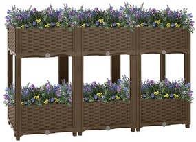 Fioriera Rialzata 120x40x71 Cm İn Polipropilene /