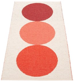 Tappeto da interno/esterno rosso/color crema 70x140 cm Otto Berry – Pappelina