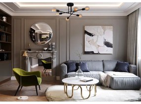 Apparecchio da soffitto nero Flower - Opviq lights