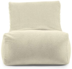 Puof a sacco grigio chiaro con rivestimento in bouclé Seat 100 Lounge – SLOWDOWN