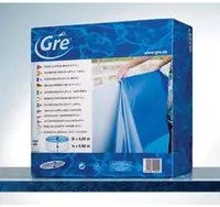 Liner Blu Per Piscine Tonde Gre 4,60 X H 1,20 M - Sistema Con Barra Di Agganciamento