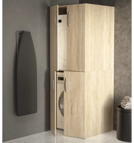 Mobile Per Lavatrice/Asciugatrice 70x70 Quattro Ante Esseci Arredo Bagno "Cloe"