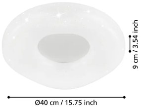 Eglo 99341 - Lampada LED da soffitto ZAMUDILO LED/18W/230V con telecomando