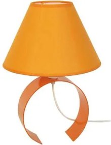 Tosel  Lampade d’ufficio lampada da comodino tondo metallo arancia  Tosel