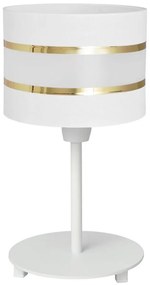Lampada da tavolo HELEN 1xE27/15W/230V bianco/oro