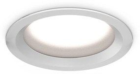 Faretto Ad Incasso Contemporaneo Basic Alluminio Bianco Led 20W 3000K Ip65