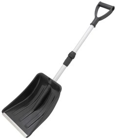 Pala da neve telescopica nero/grigio