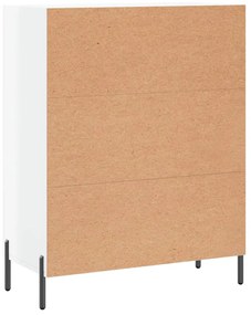 Credenza 69,5x34x90 cm in Legno Multistrato Bianco Lucido