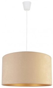 Duolla - Lampadario a sospensione con filo ROLLER 1xE27/40W/230V diametro 40 cm beige