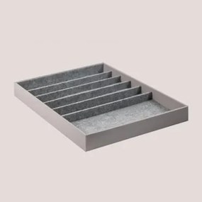 Vassoio Organizer Per Gioielli Nungo Grigio - Sklum