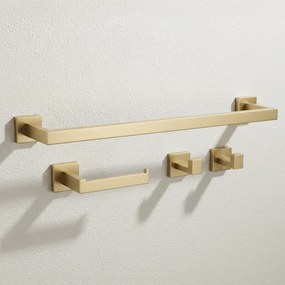 Set accessori da bagno Rio Brush Gold 4 pezzi