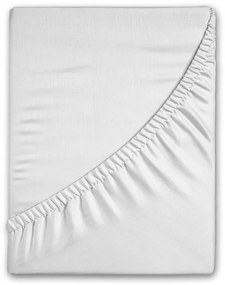 Lenzuolo con angoli bianco in flanella 140x200 cm – Good Morning