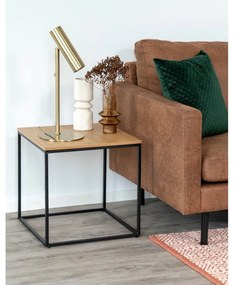 Tavolino con piano in rovere decorato, 45 x 45 cm Vita - House Nordic