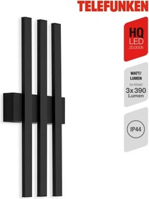 Telefunken 313305TF - Applique a LED da esterno 3xLED/4W/230V IP44