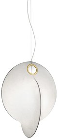 Flos Overlap Suspension 1 Lampada 65 cm a Sospensione e Luce Diffusa in resina Cocoon