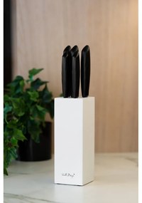 Set di 5 coltelli con supporto bianco Caro - Vialli Design