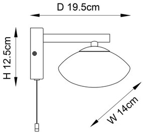Endon 97181 - Applique da bagno MOBIAS 1xG9/3W/230V IP44 cromo lucido