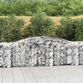 Cesti Gabbioni Ad Arco 25 Pz 400x50x80/100 Cm Ferro Zincato /