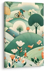 Quadro su tela – Giornata di primavera nella natura