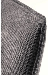 Sedia da pranzo grigio scuro Calgary - Unique Furniture