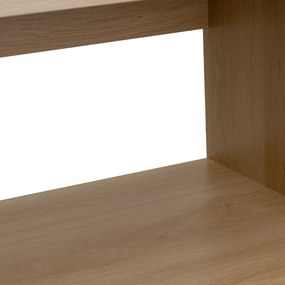 Libreria di colore naturale 80x120x40 cm Naroa – Casa Selección