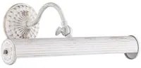 Applique Da Parete Classico Renoir Metallo Bianco 2 Luci E14 25W