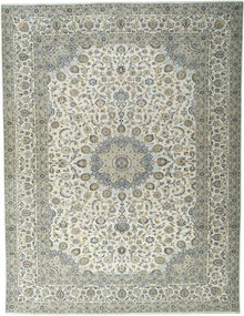 Kashan Tappeto 300x390 Beige (Iran) Annodato A Mano