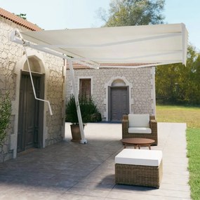 Tenda Da Sole Autoportante Automatica 600x350 Cm Crema /