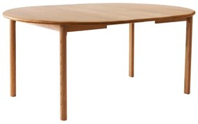 Tavolo da pranzo rotondo pieghevole in rovere naturale ø 120 cm Noor - Hammel Furniture