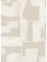 Patchwork Tapete Module von Arte - Beige/ Weiß